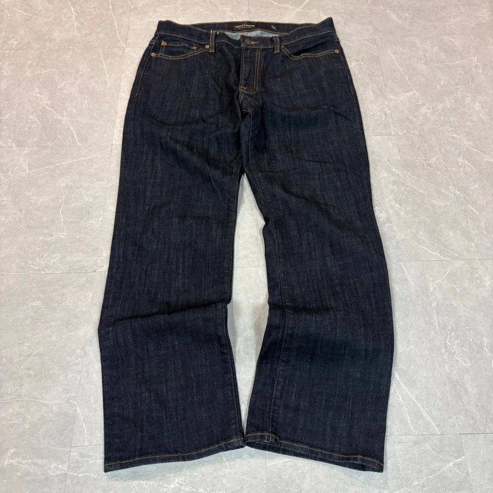 Lucky Brand 363 Straight Leg Jeans Mens 32x30 Dark Wash Indigo Denim Pants
